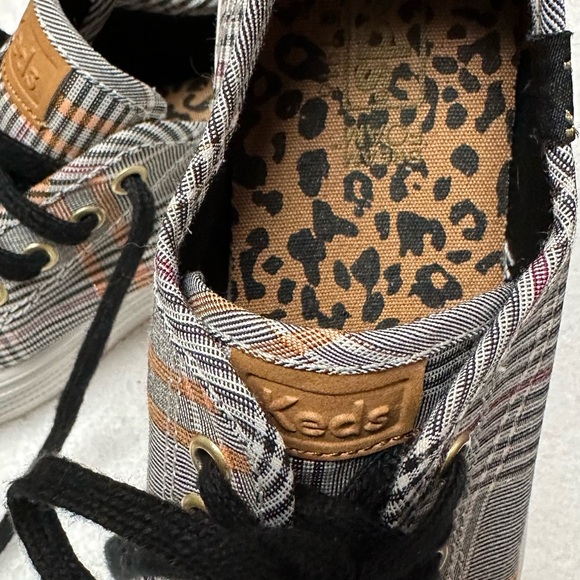 Keds Triple Up Plaid Platform Sneaker - Picture 6 of 10